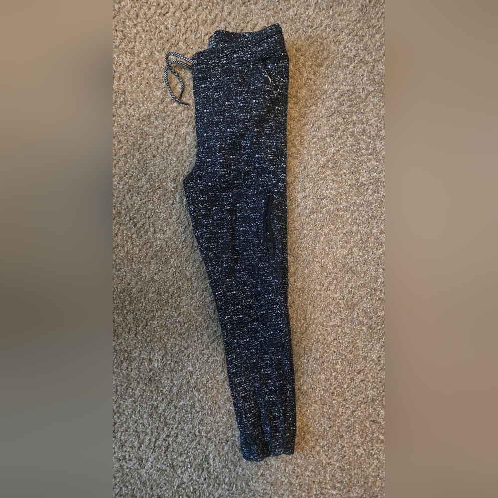 Retro Stitch, Boys, 10/12, Black and White Speckled Joggers